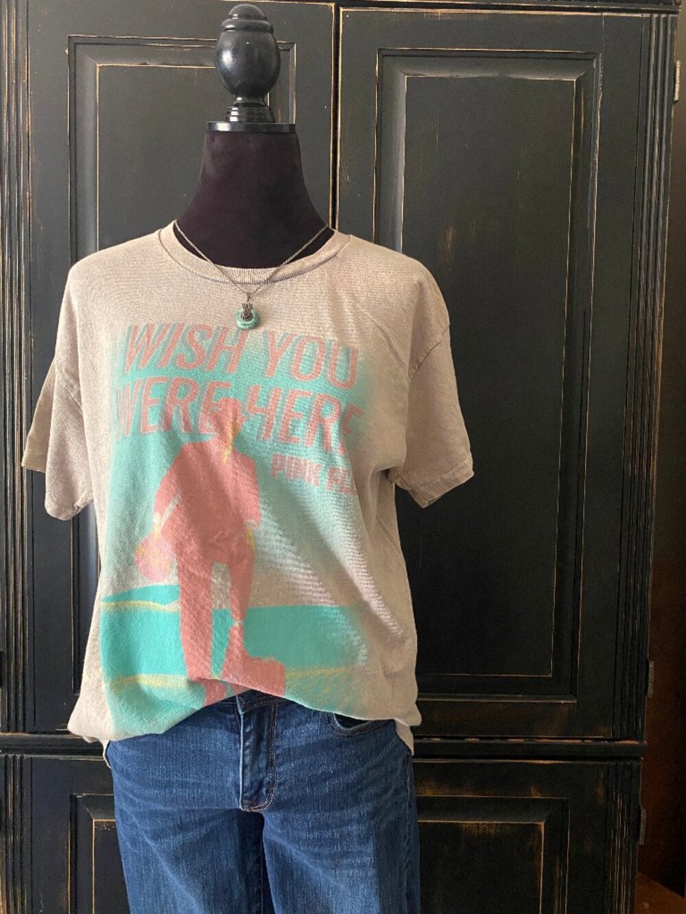 PINK FLOYD "Wish You Were Here" Band T-Shirt | 2023 Licensed | Size: M (unisex)